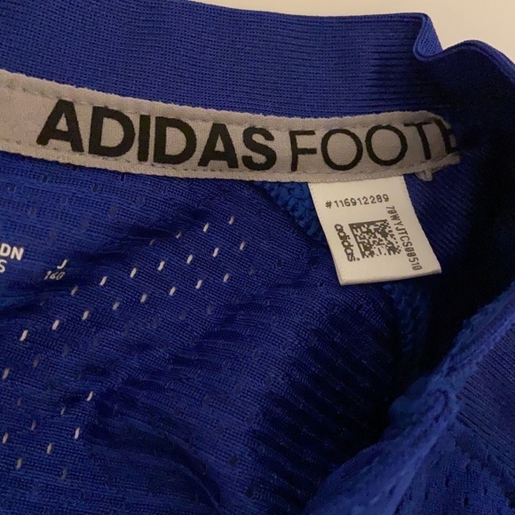 Adidas Youth Royal Football Practice Jersey Size Small NWT - Picture 7 of 11